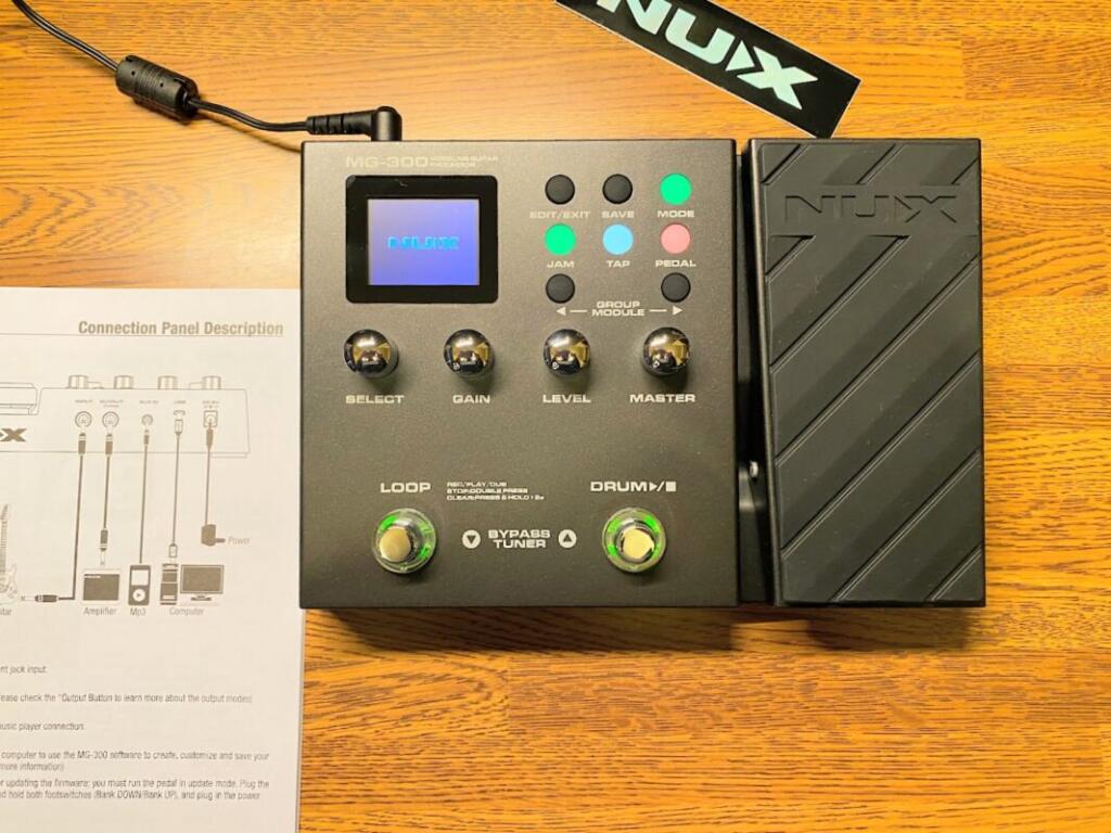 NUX MG-300レビュー マルチエフェクター+USBオーディオ 