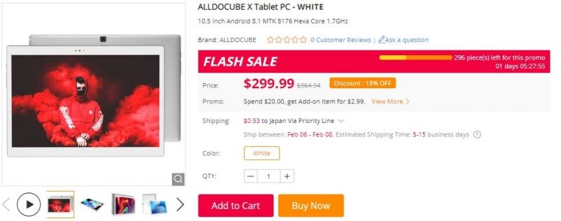 Alldocube X 10.5inch 2.5K AMOLED Tablet
