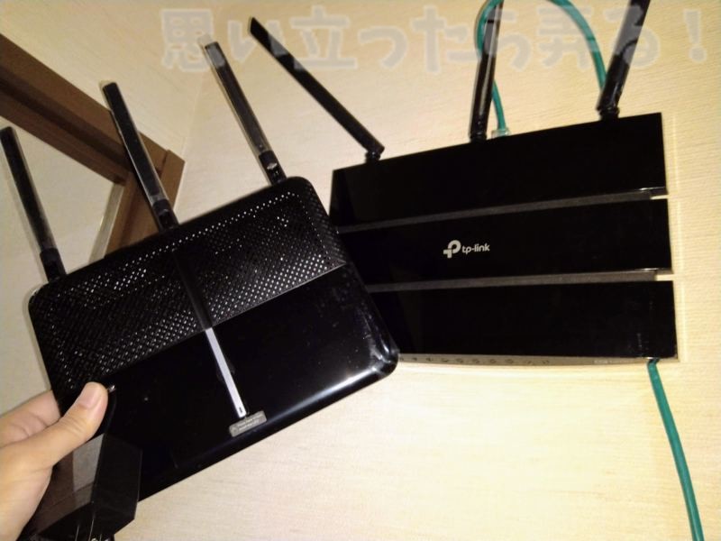 TP-Link Archer A10を壁掛け設置
