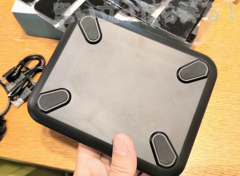 5-Port USB チャージングステーションドックの底のしっかりとしたゴム足