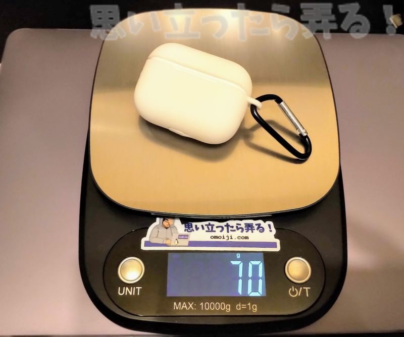 中国通販で買える偽物AirPods Proイヤホンの総重量は70グラム