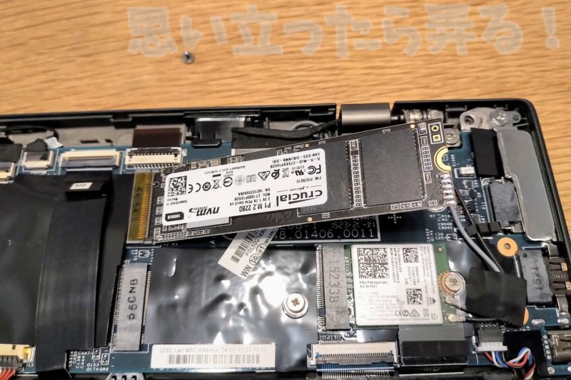 think pad x1 carbon 2015 ssd change 0013