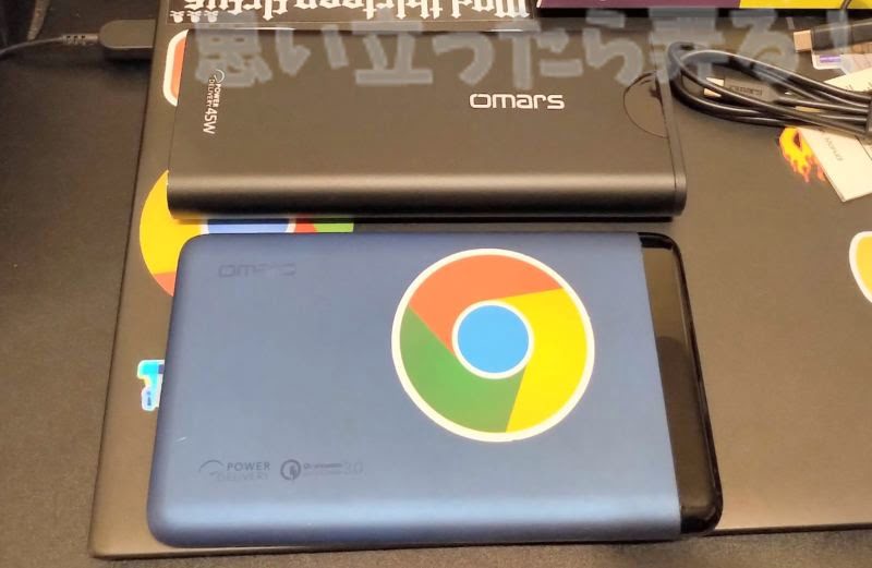 Omars 20000mAhモバイルバッテリーの旧世代版と比較