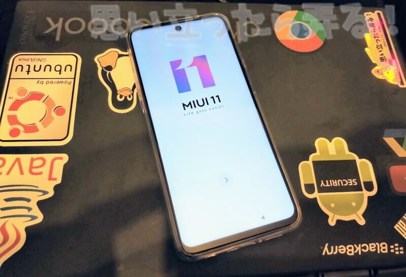 Redmi Note9sは純粋なAndroid出なくMIUI11というUIが採用されている