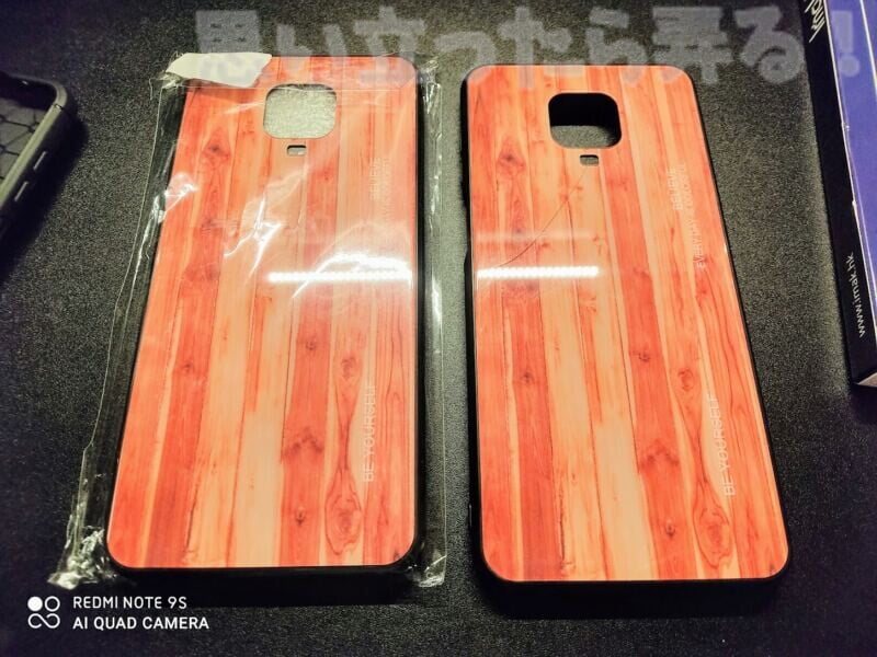 Xiaomi Redmi note 9s専用ケースを購入したらガラスにヒビが入っていた