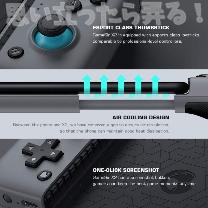 GameSir X2ゲーミングコントローラにはスクリーンショットボタンが搭載されているのでビクロイの瞬間もしっかりとスクショできる♪