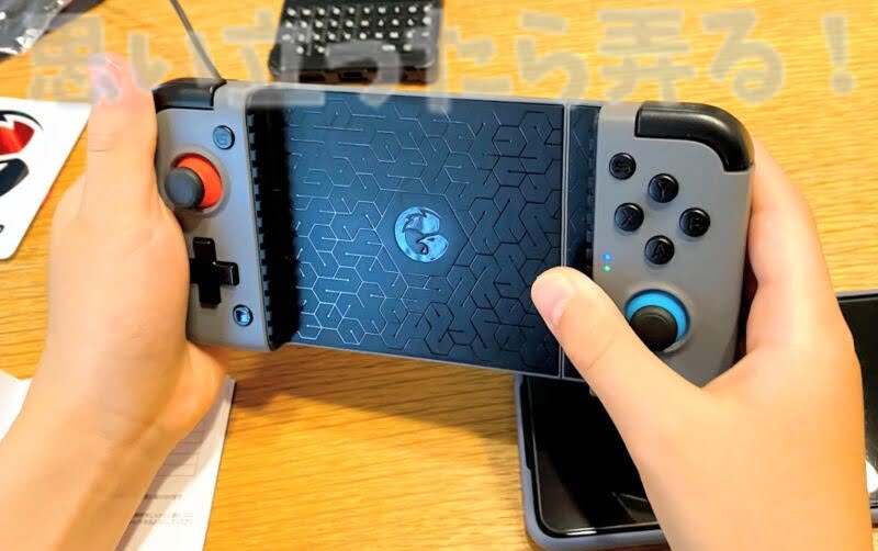 GameSir X2ゲーミングコントローラは2時間でフル充電可能でしばらくバッテリーで駆動ができる