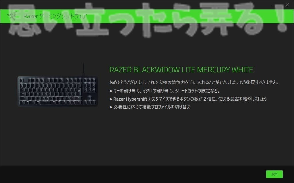 Razer BlackWidow keyboard208
