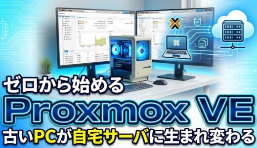 Proxmox VE 入門：ゼロから始める——古いPCが自宅サーバに生まれ変わる