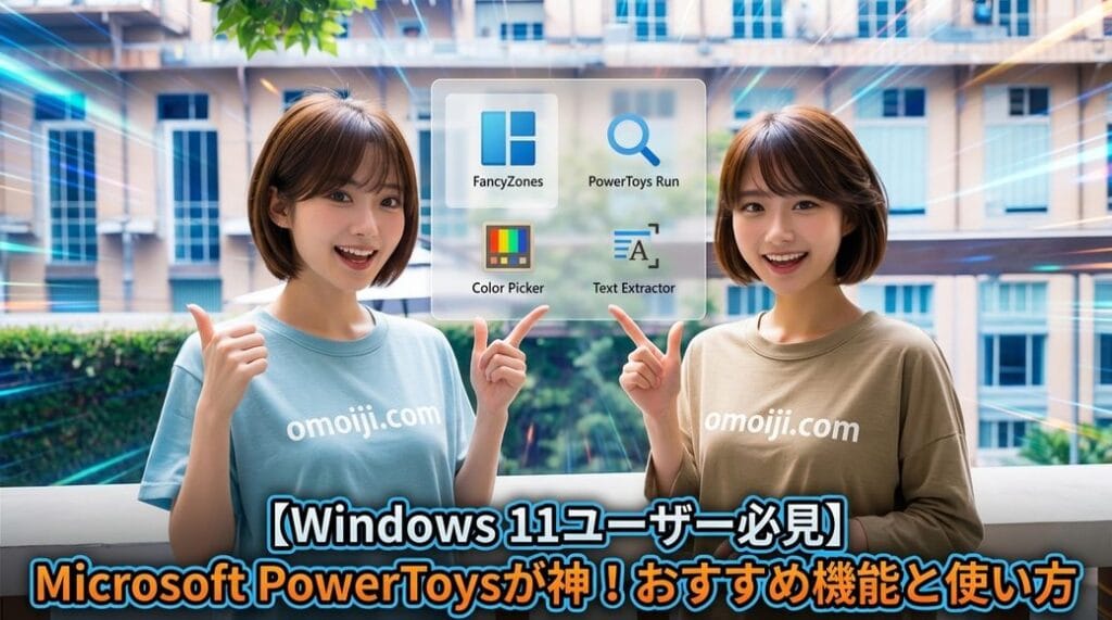Microsoft PowerToysが神！おすすめ機能と使い方【Windows 11ユーザー必見】