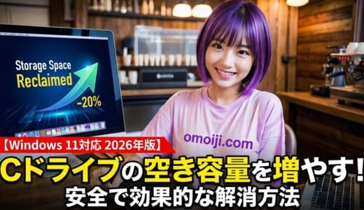Cドライブの空き容量を増やす！安全で効果的な解消方法【Windows 11対応 2026年版】
