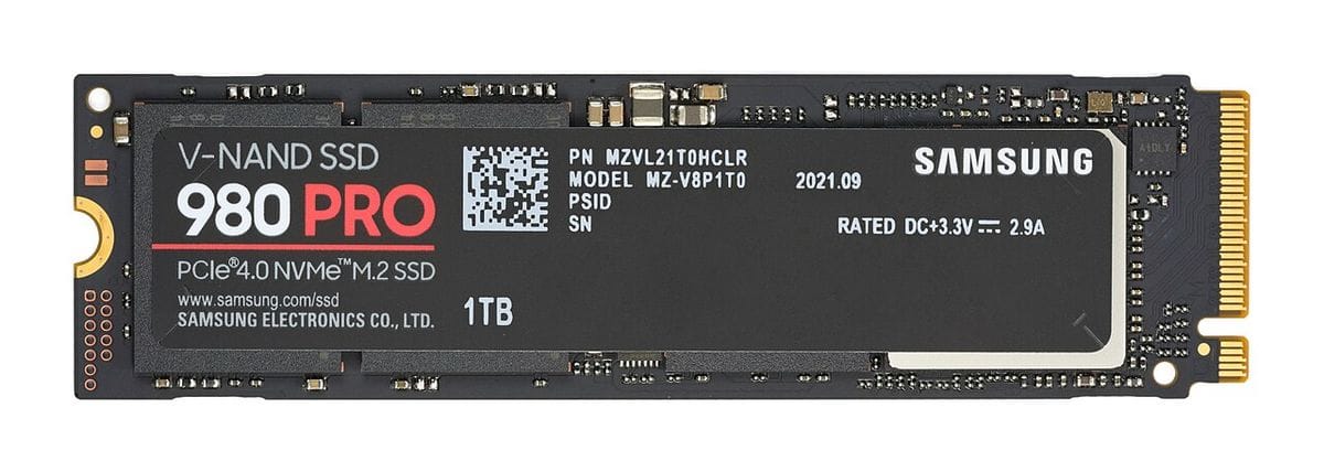 Samsung 980 PRO NVMe SSD。Cドライブ換装で容量不足を解消
