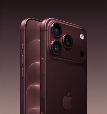 iPhone 18 Pro バーガンディ 斜め前 前面と背面全体